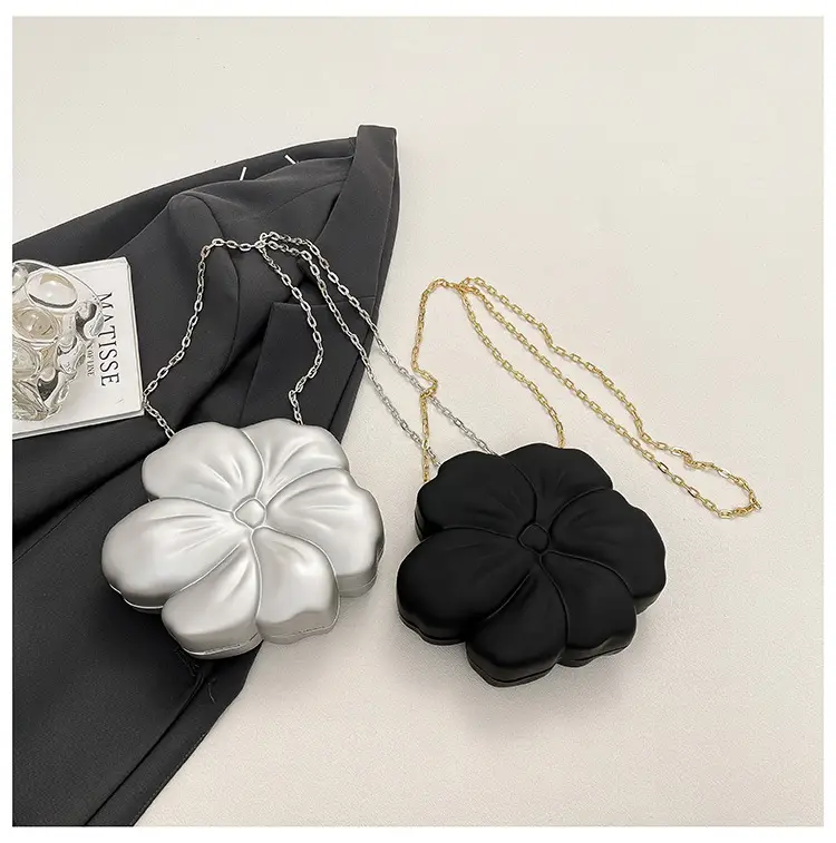 Matte Flower Shoulder Bag for Women — feature 27