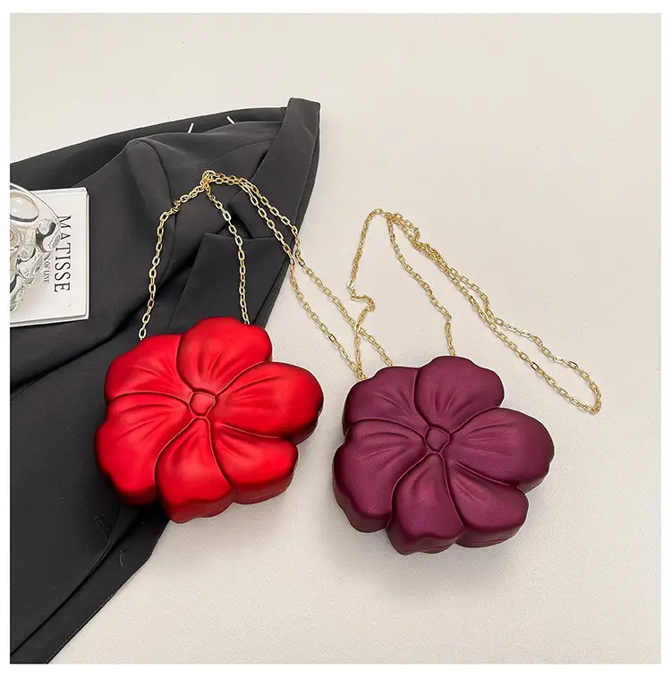 Matte Flower Shoulder Bag for Women — feature 29