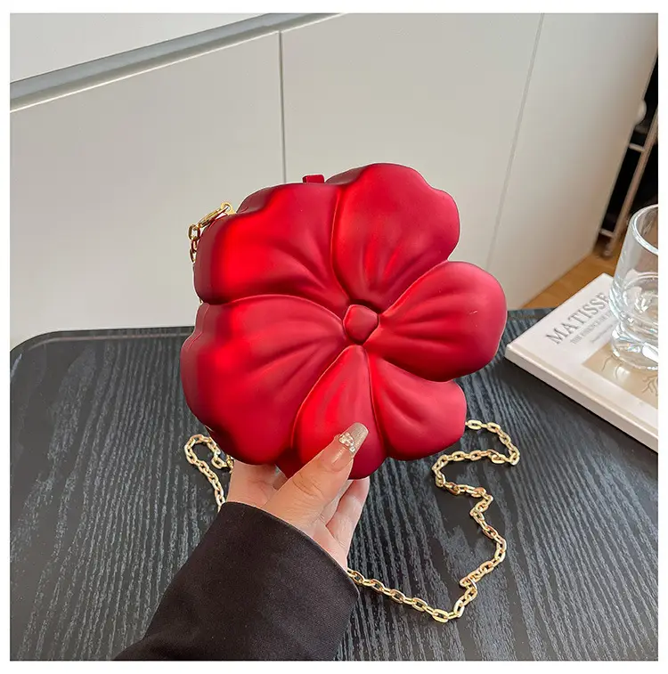 Matte Flower Shoulder Bag for Women — feature 31