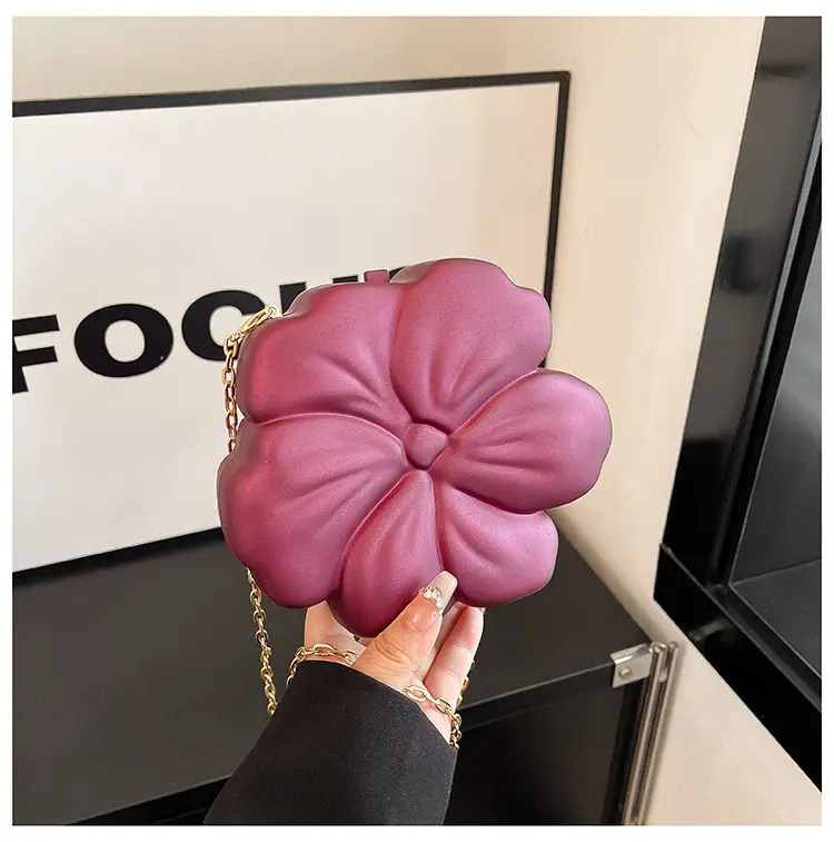 Matte Flower Shoulder Bag for Women — feature 35