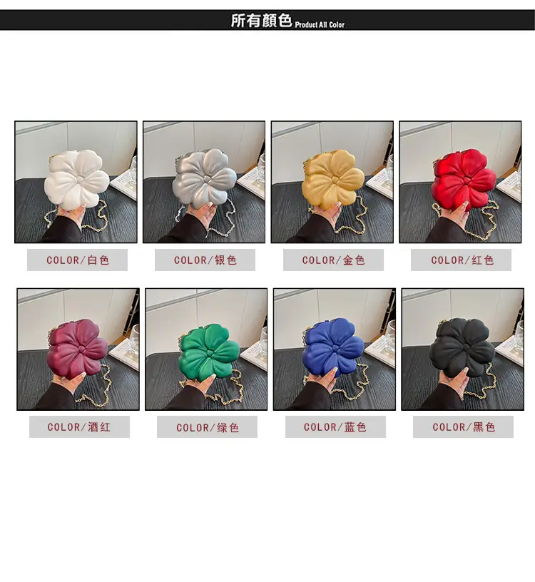 Matte Flower Shoulder Bag for Women — feature 4