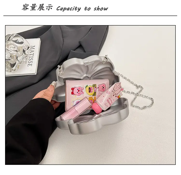 Matte Flower Shoulder Bag for Women — feature 9