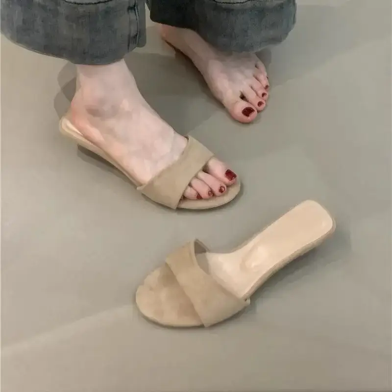 Nude Leopard Print Wedge Sandals 2025 - Image 9