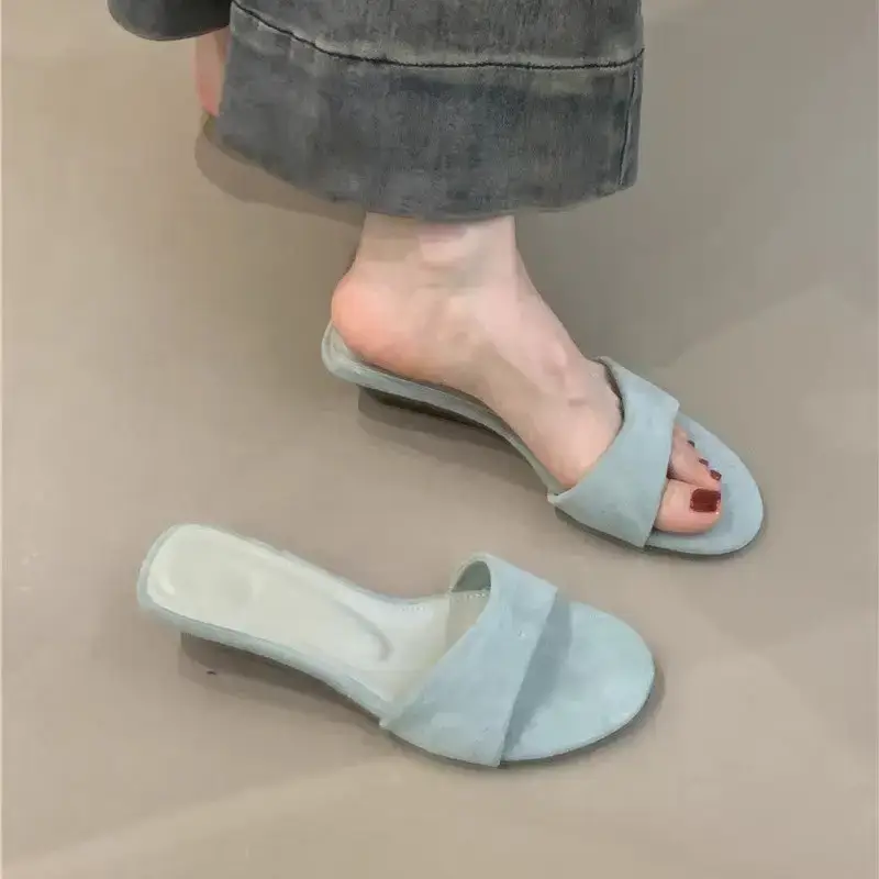 Nude Leopard Print Wedge Sandals 2025 - Image 10