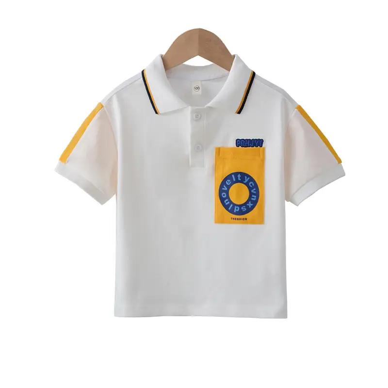 Boys White Half Sleeve Summer T-Shirt 2025 - Image 5