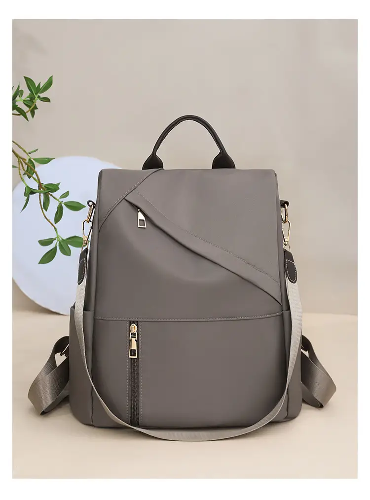 Black Large Capacity Women's Travel Backpack — feature 17