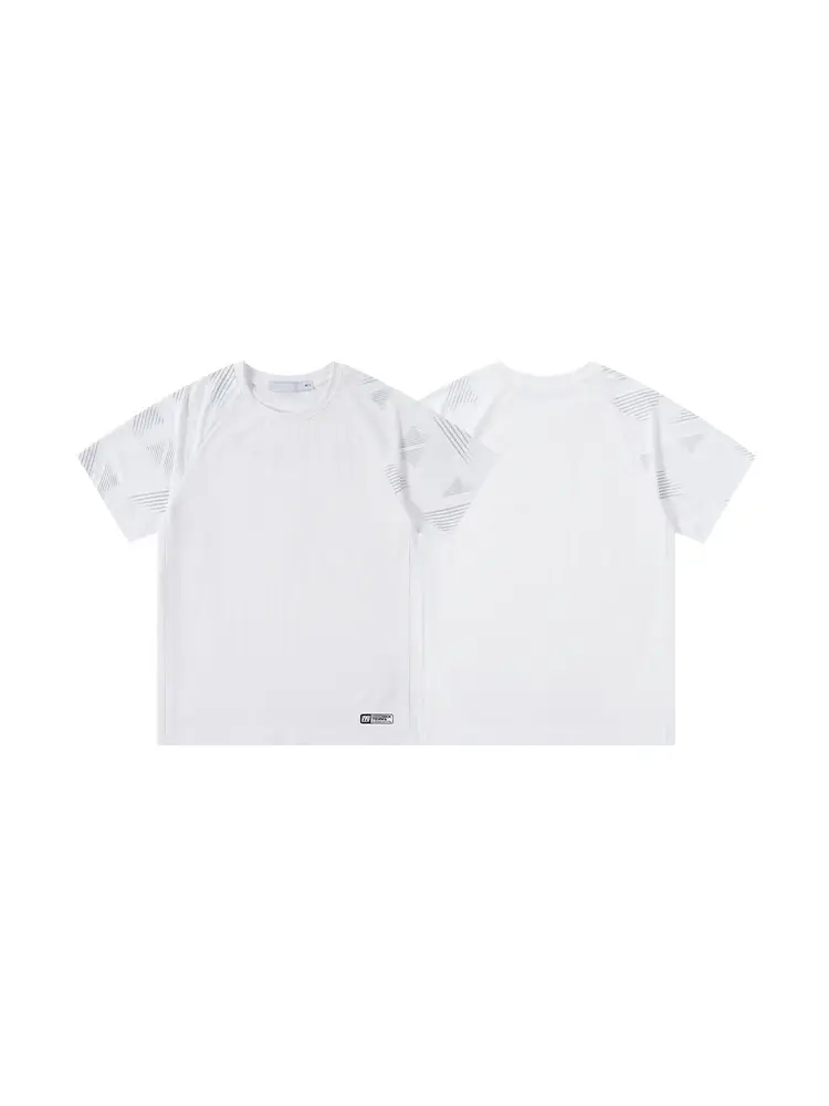 Kids White T-Shirt Short Sleeve Summer Cool Quick Drying - Image 2