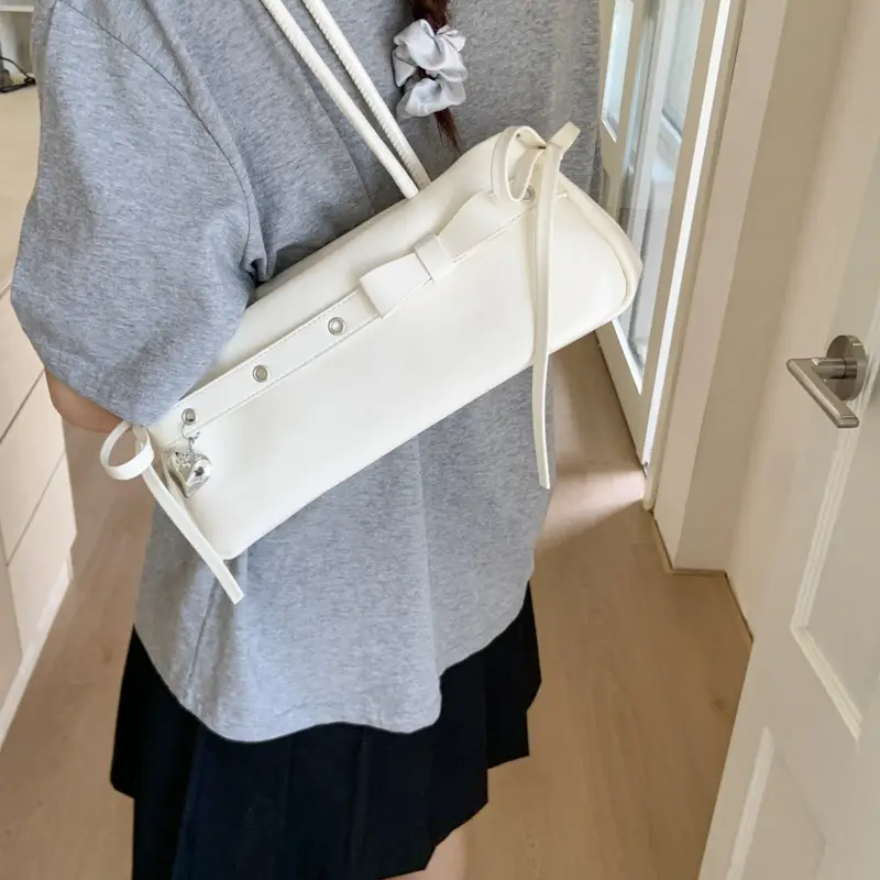 Red Bow Shoulder Bag for Women 2025 - Image 7