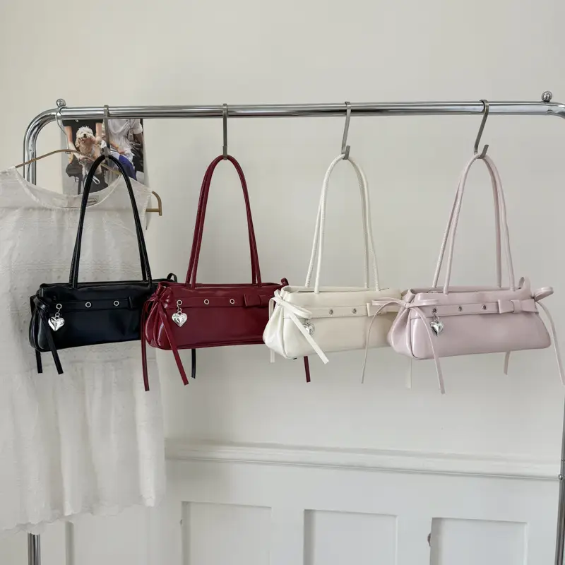 Red Bow Shoulder Bag for Women 2025 - Image 8
