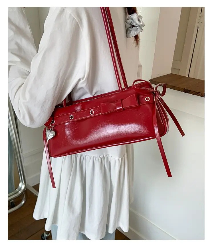 Red Bow Shoulder Bag for Women 2025 — feature 11