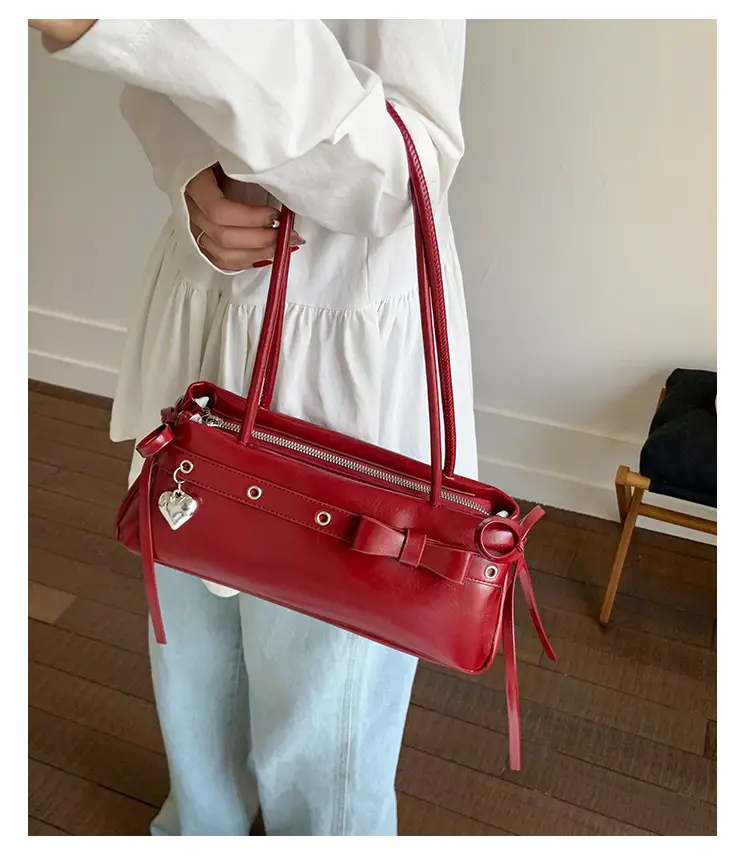 Red Bow Shoulder Bag for Women 2025 — feature 12
