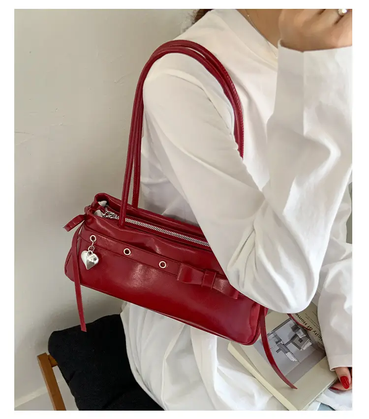 Red Bow Shoulder Bag for Women 2025 — feature 13