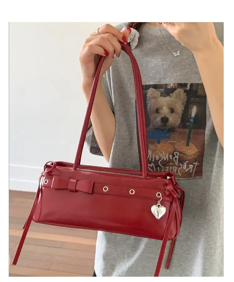 Red Bow Shoulder Bag for Women 2025 — feature 16