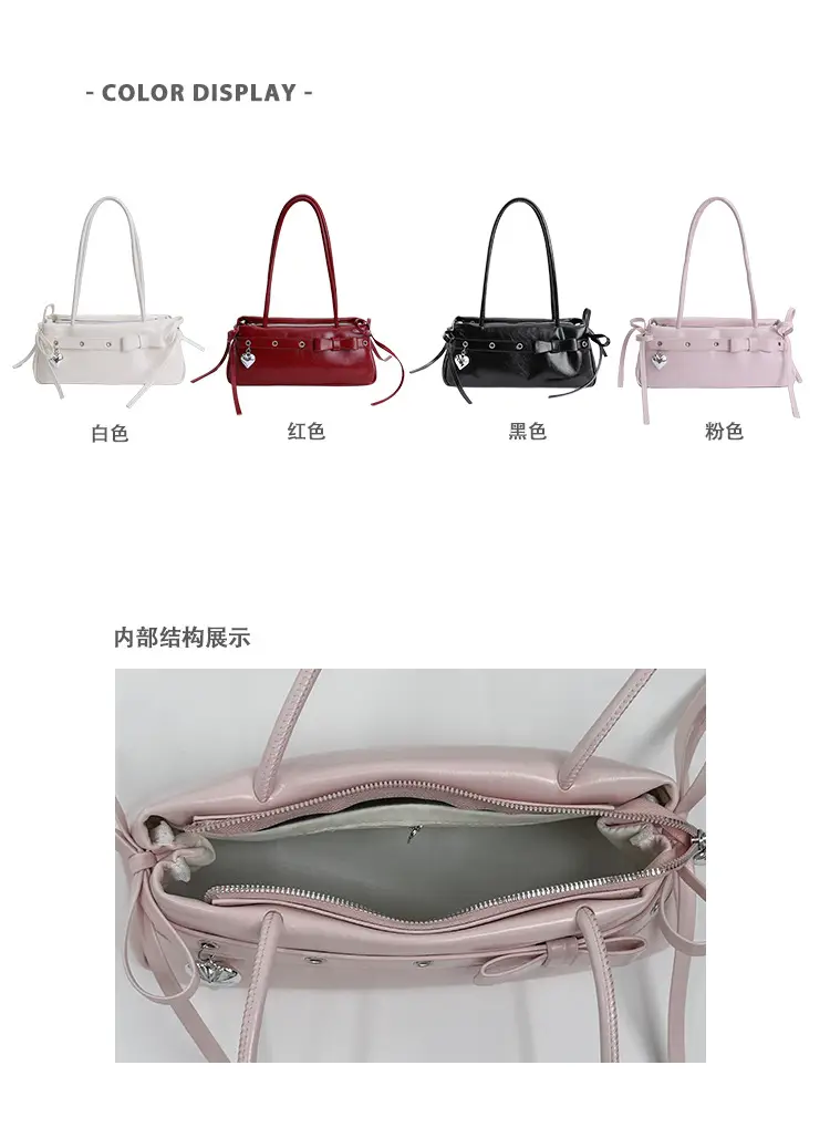 Red Bow Shoulder Bag for Women 2025 — feature 2