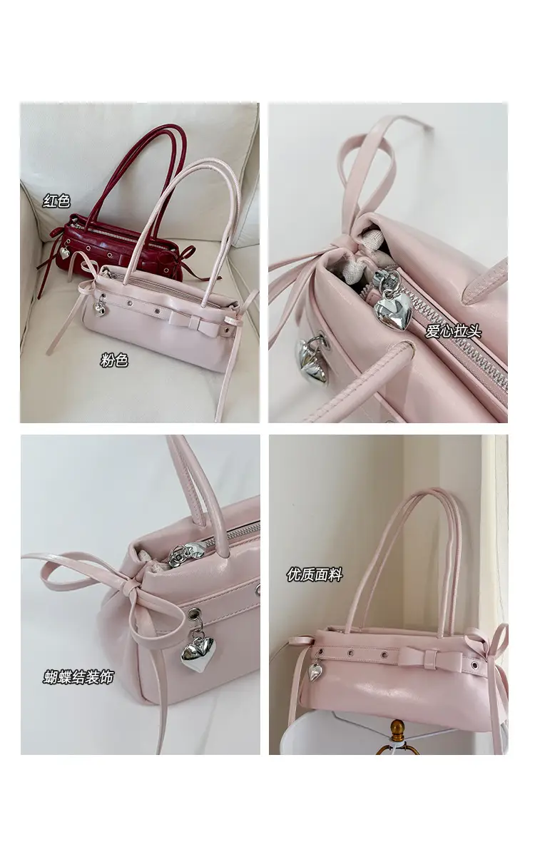 Red Bow Shoulder Bag for Women 2025 — feature 5