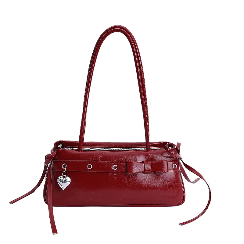 Red Bow Shoulder Bag for Women 2025 - Image 2