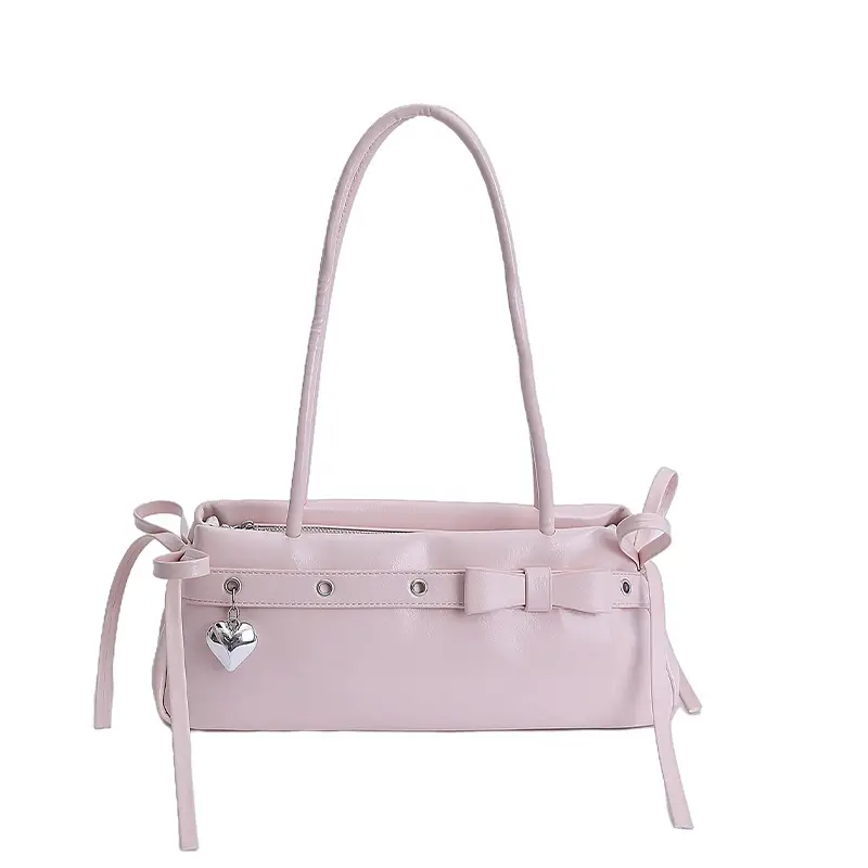 Red Bow Shoulder Bag for Women 2025 - Image 4