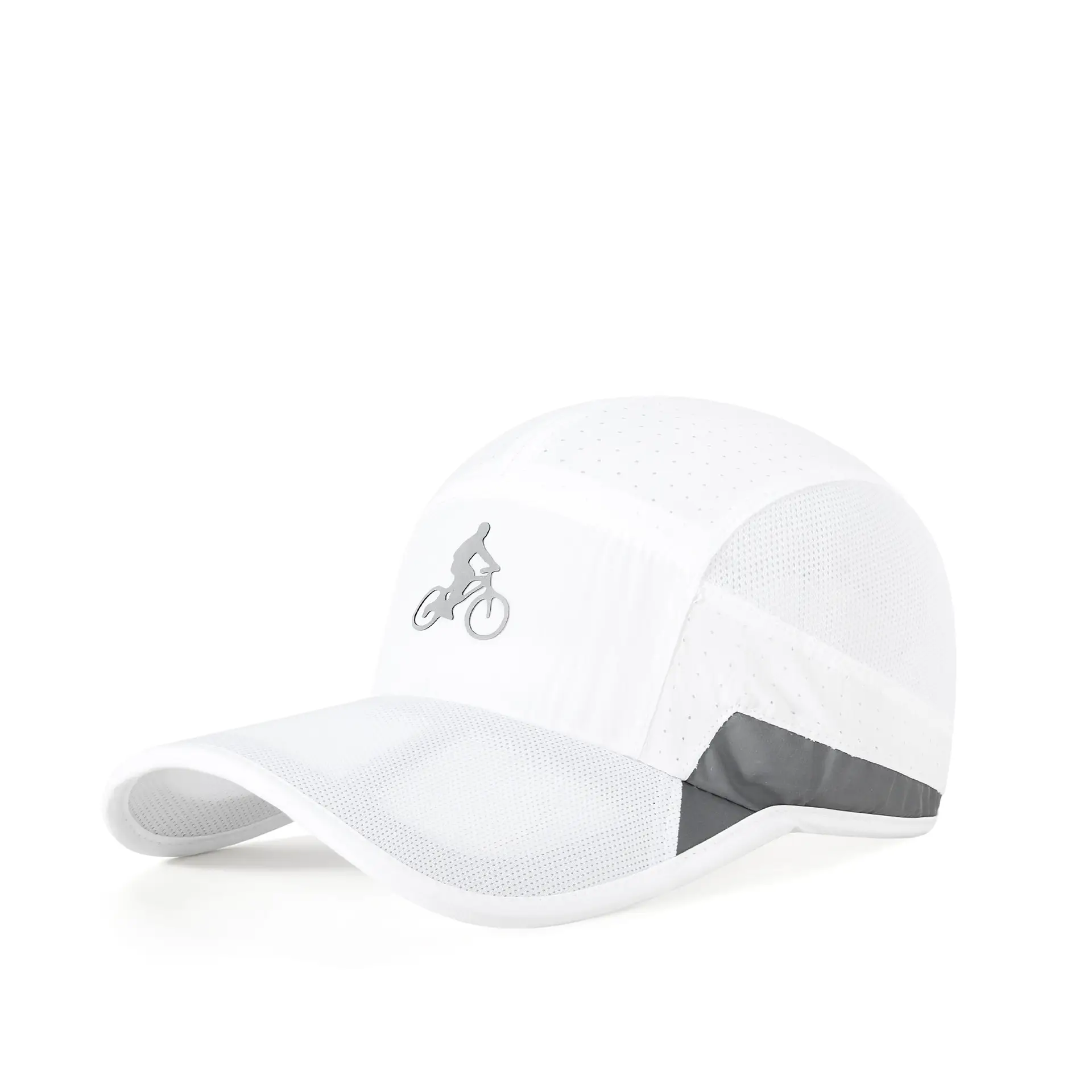 Men Beige Reflective Baseball Cap Quick-Drying - Image 6