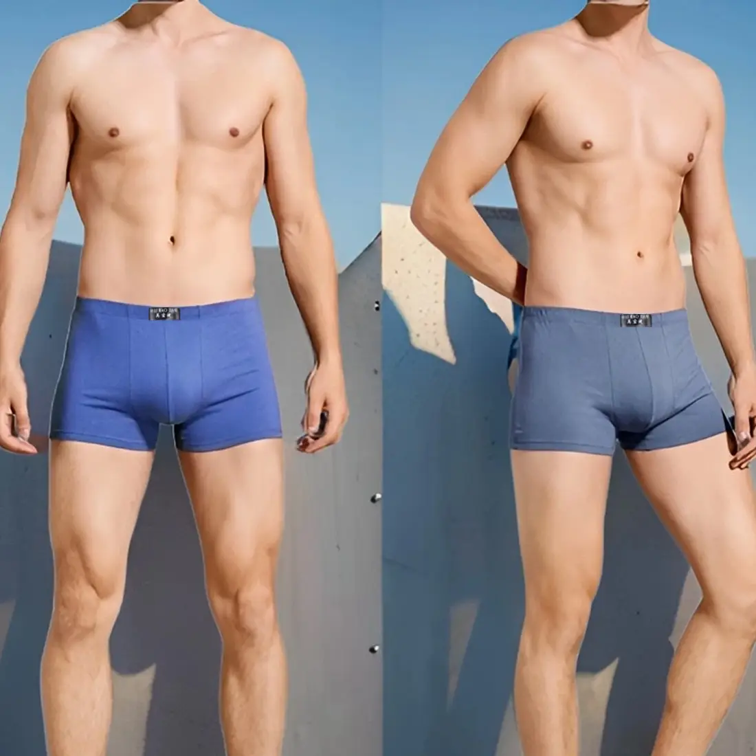 Men's 100% Cotton Black Boxer Shorts 2025