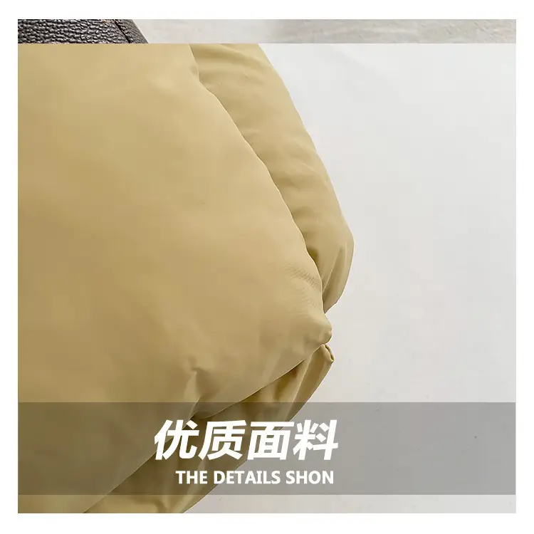 Beige Puffy Women's Large Tote Bag Luggage — feature 5
