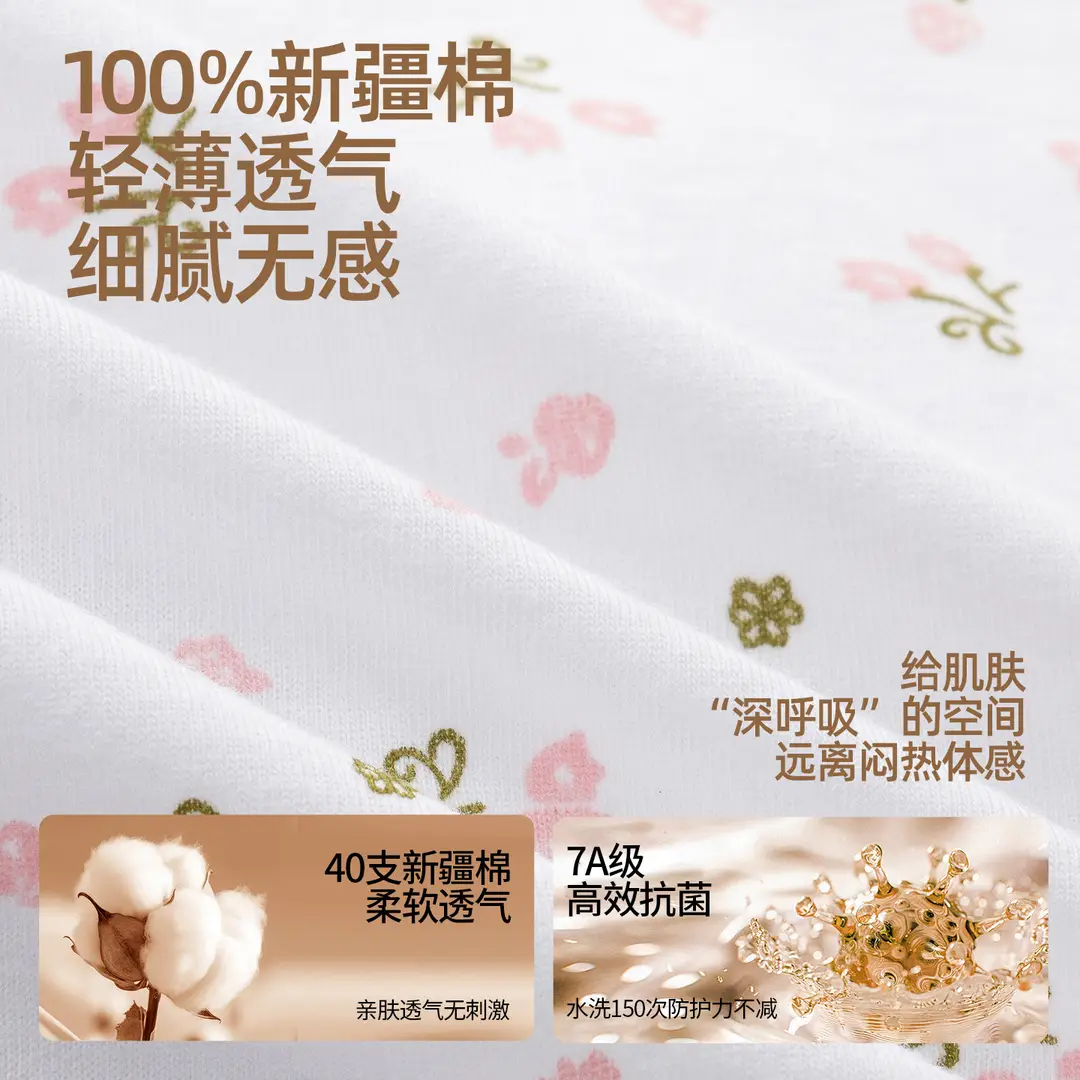 Elderly Women's Pure Cotton Vest, Anti-Bump, Large Size, with Breast Pads, Bra-Free, Mother and Grandma's Bottoming Shirt, Can Be Worn Outside in Summer