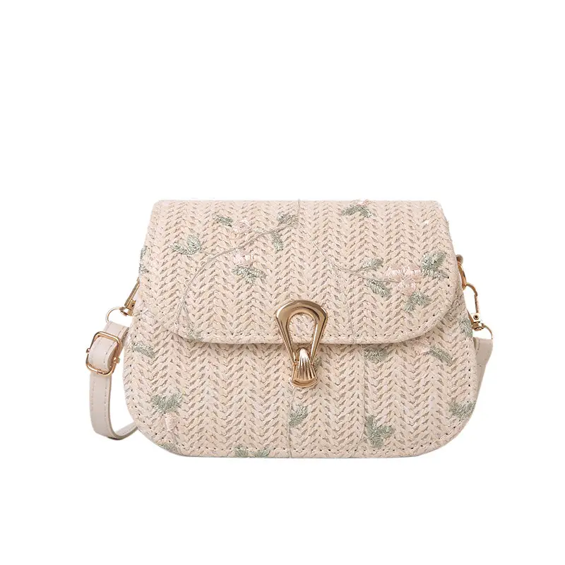 Woven Lace Straw Crossbody Bag for Women 2024 - Image 7