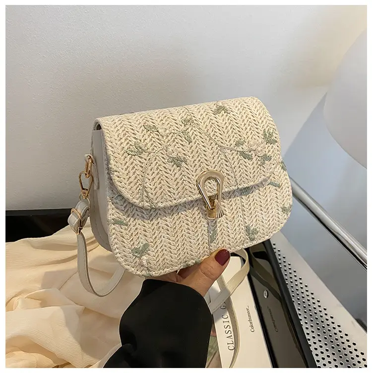 Woven Lace Straw Crossbody Bag for Women 2024 — feature 11