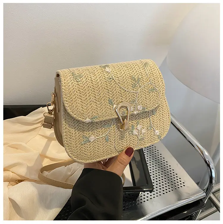 Woven Lace Straw Crossbody Bag for Women 2024 — feature 12