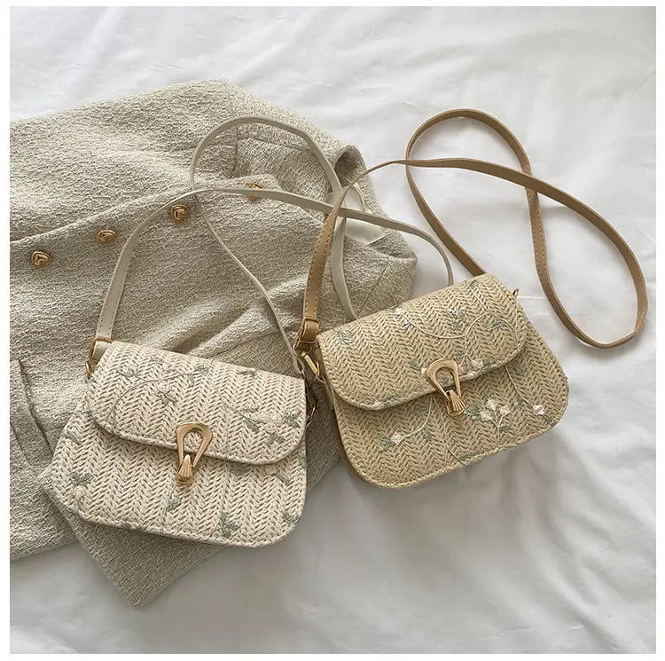 Woven Lace Straw Crossbody Bag for Women 2024 — feature 13
