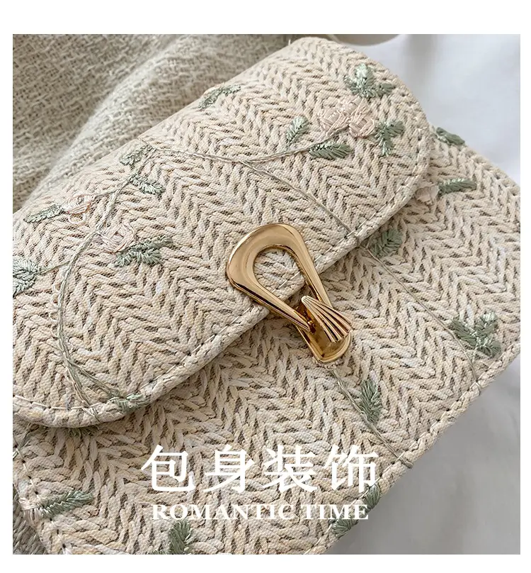 Woven Lace Straw Crossbody Bag for Women 2024 — feature 3
