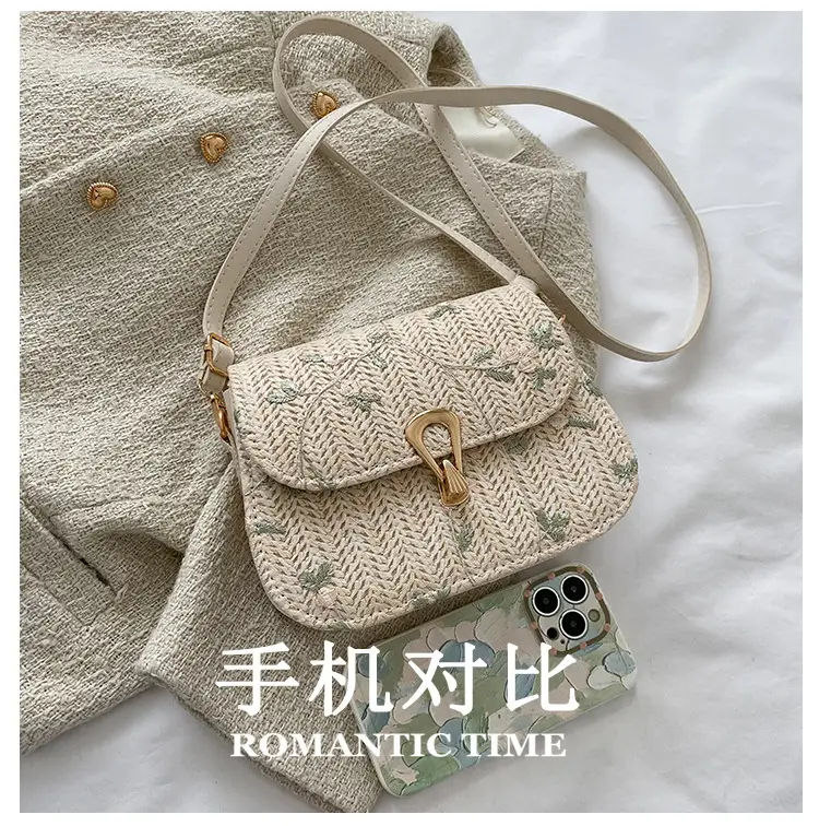 Woven Lace Straw Crossbody Bag for Women 2024 — feature 4