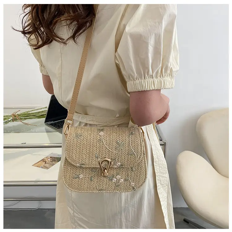 Woven Lace Straw Crossbody Bag for Women 2024 — feature 7