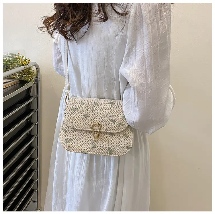 Woven Lace Straw Crossbody Bag for Women 2024 — feature 9