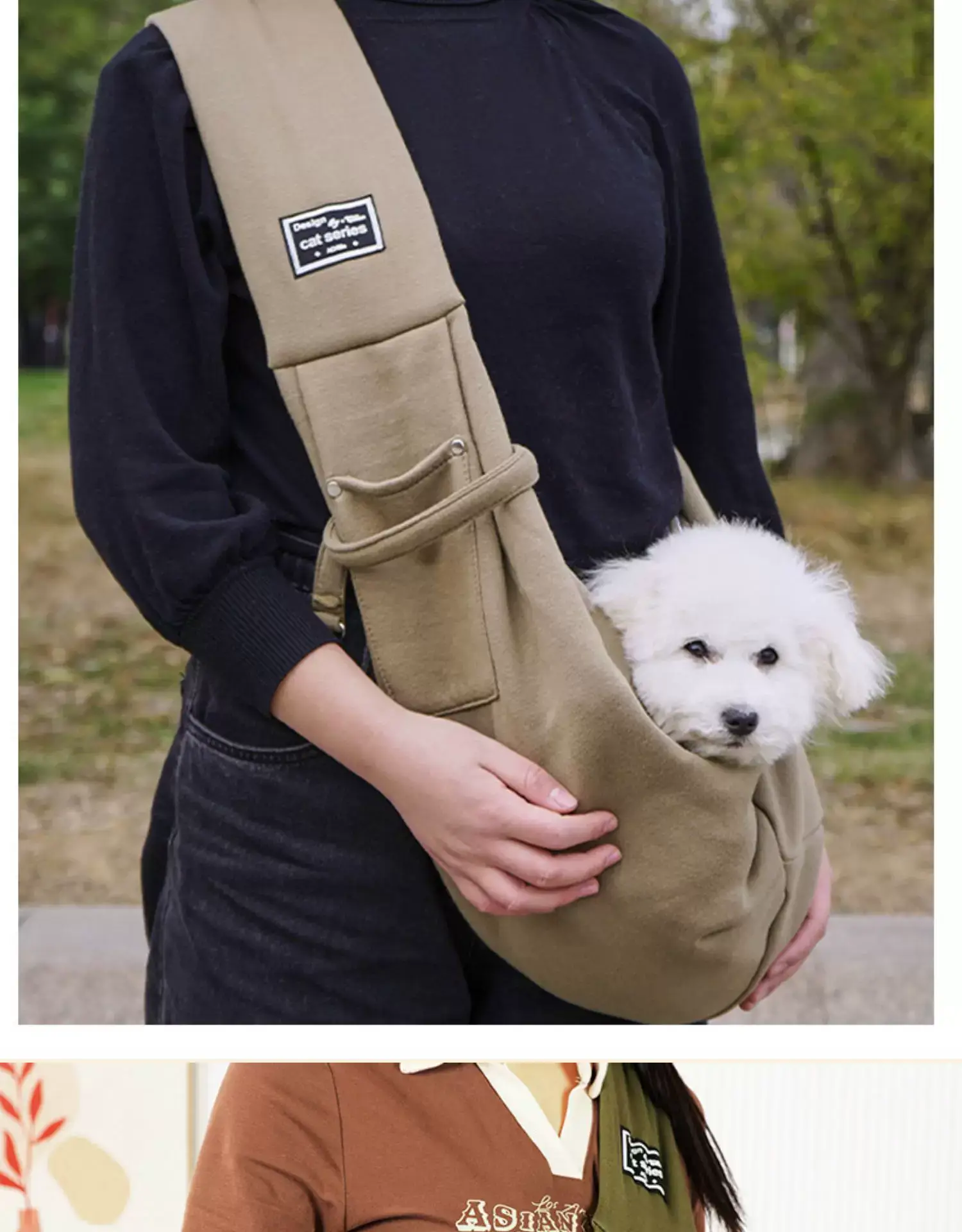 Portable Pet Crossbody Bag for Dog & Cat Shoulder Bag — feature 33