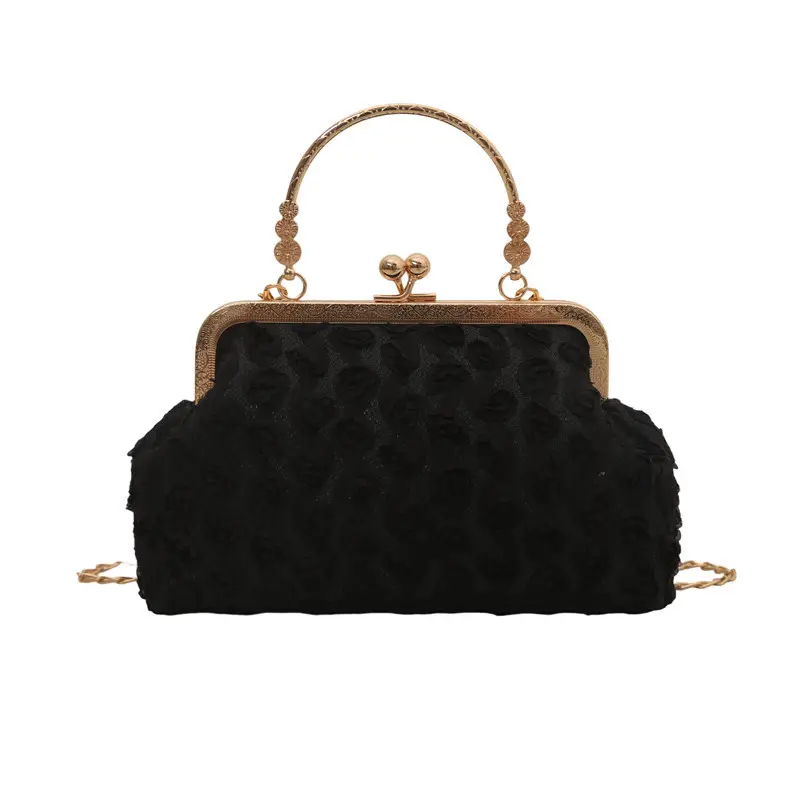 Pink Pearl Embroidered Shoulder Bag for Women - Image 9