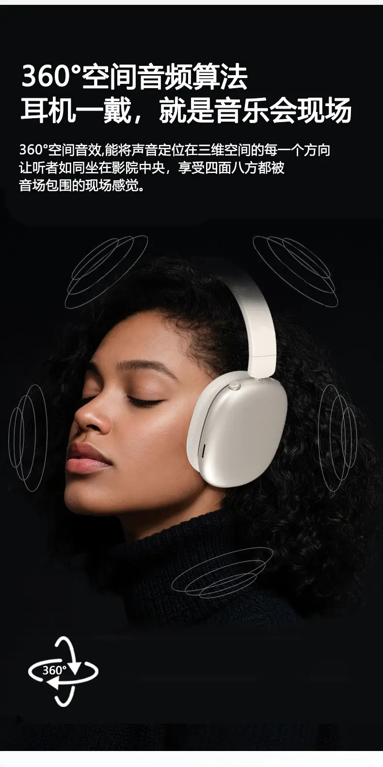 New Vje35 Bluetooth Headset with Noise Cancellation & Foldable Design — feature 10