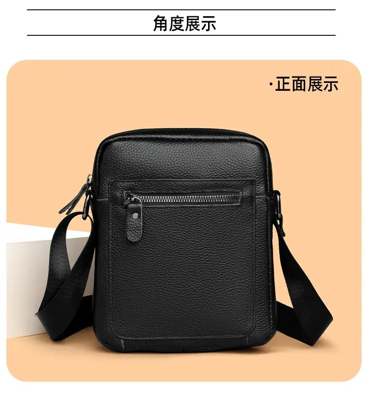 Korean Style Black Crossbody Bag for Men — feature 15