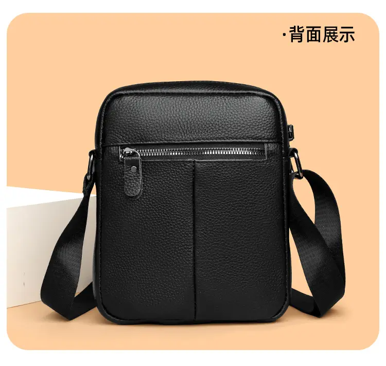 Korean Style Black Crossbody Bag for Men — feature 18
