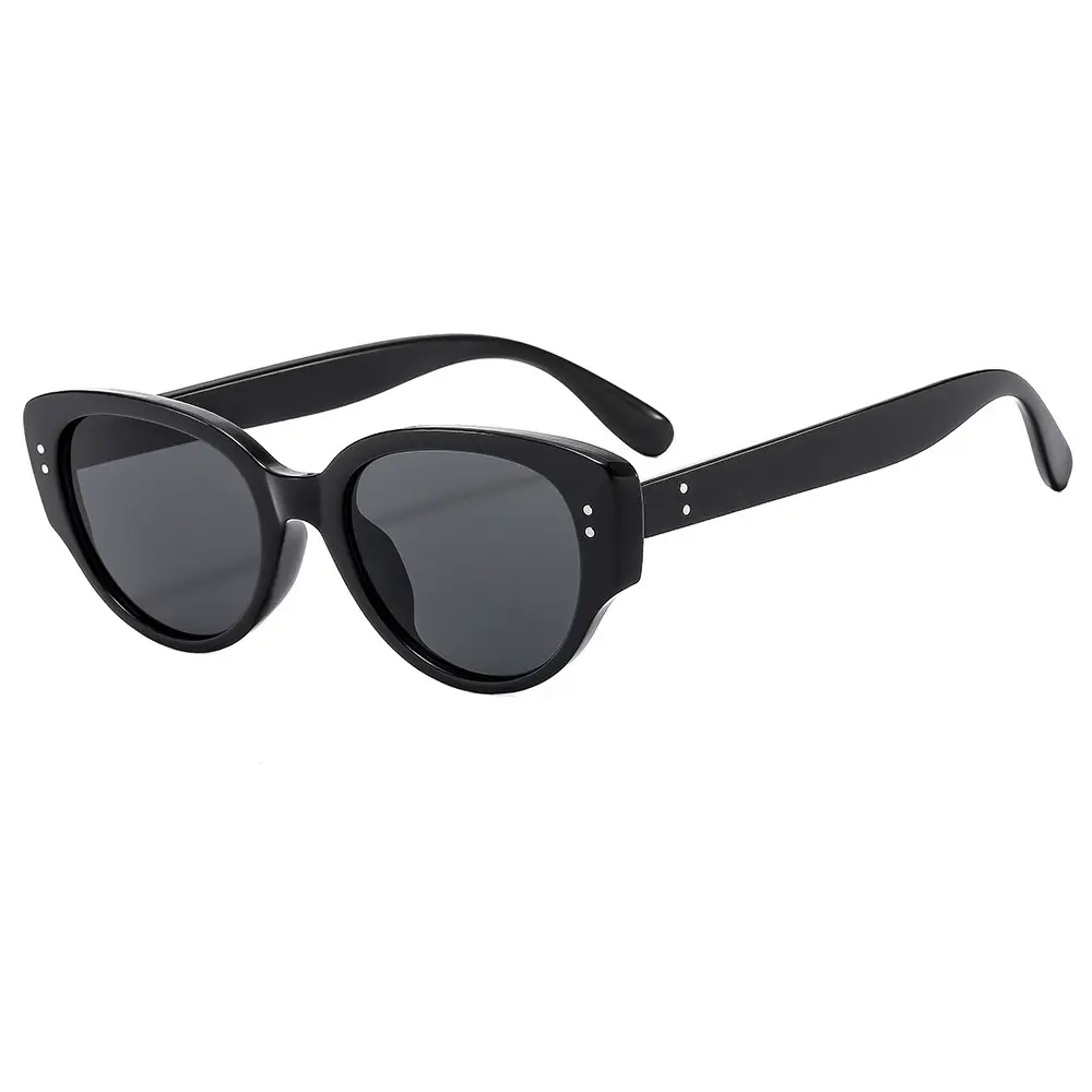 Korean Style Oval Cat-Eye Sunglasses for Women Men - Image 6