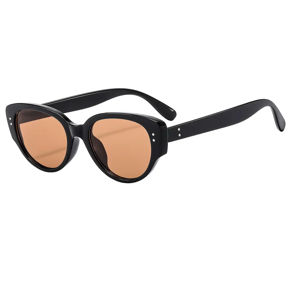 Korean Style Oval Cat-Eye Sunglasses for Women Men - Image 8