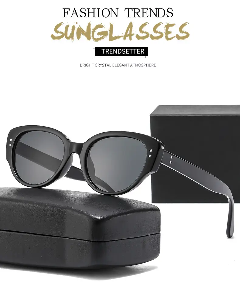 Korean Style Oval Cat-Eye Sunglasses for Women Men β feature 5