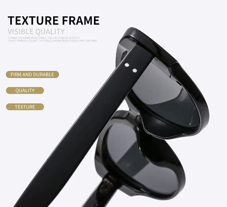 Korean Style Oval Cat-Eye Sunglasses for Women Men β feature 7