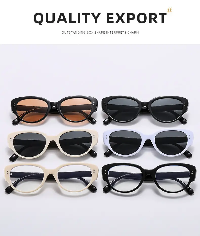 Korean Style Oval Cat-Eye Sunglasses for Women Men β feature 8