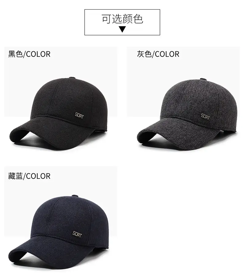 Men Duck Caps Cold Proof Warm Thickened Ear Protection — feature 7