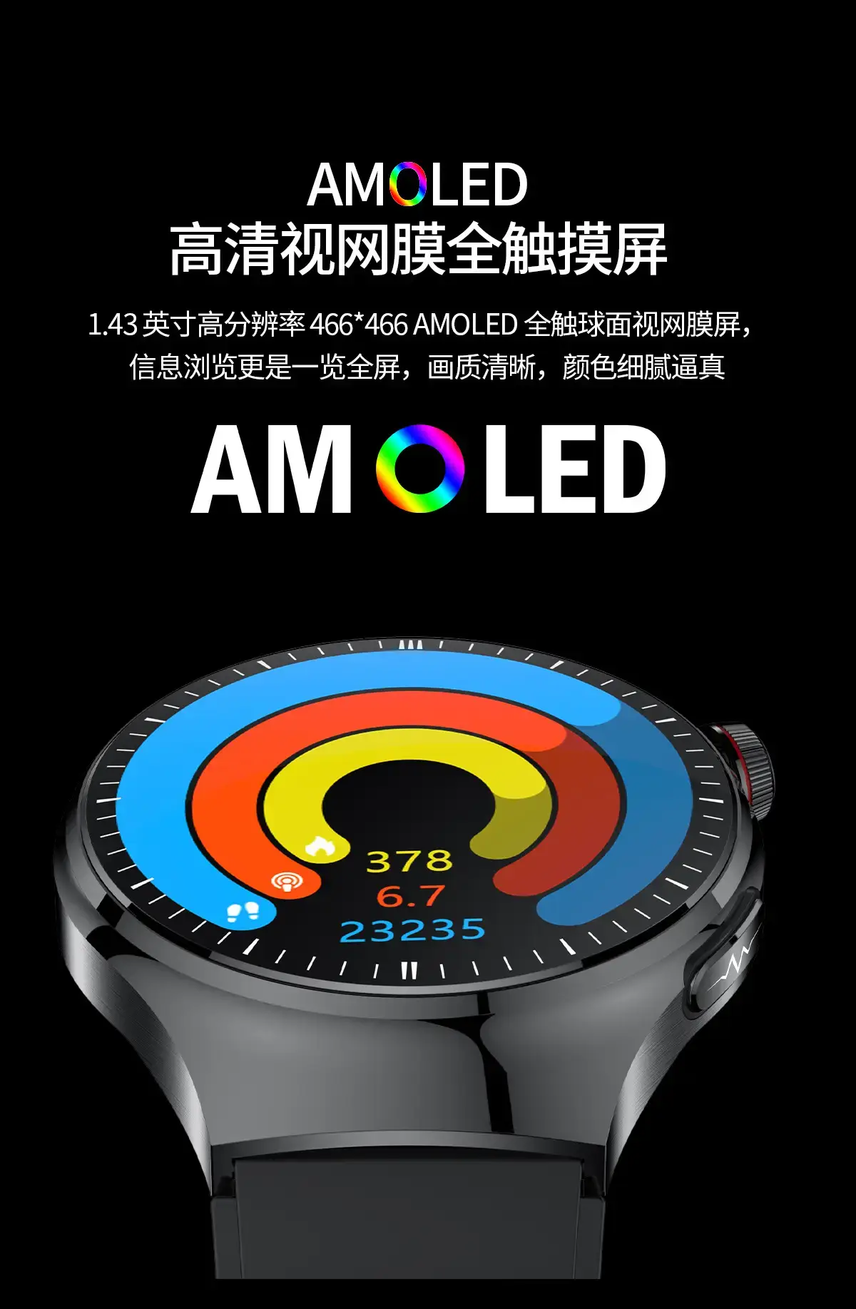 25-Year New Bluetooth Smart Call Watch with Heart Rate & Blood Sugar Tracking — feature 3
