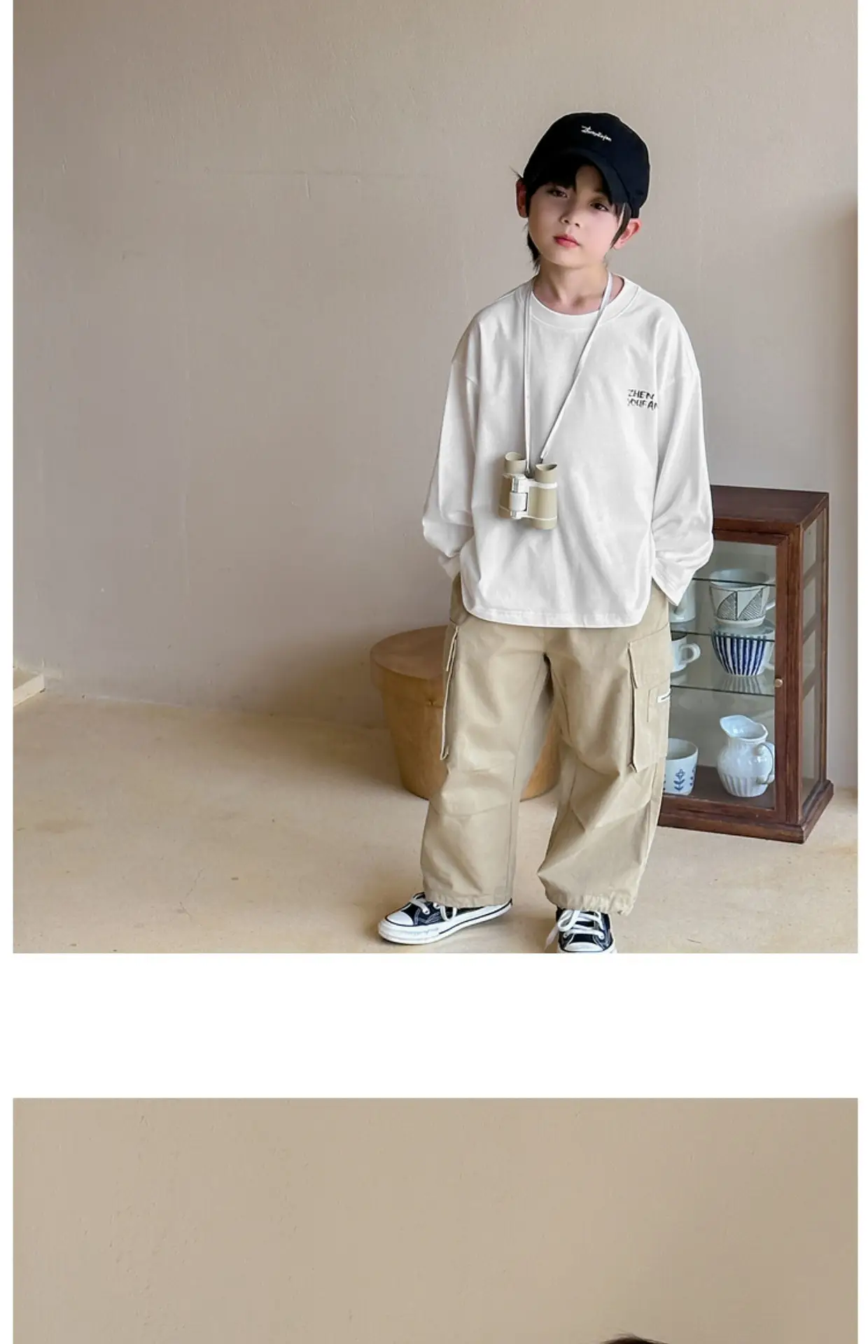 Kids Black Graphic Long Sleeve T-Shirt 2026 — feature 10