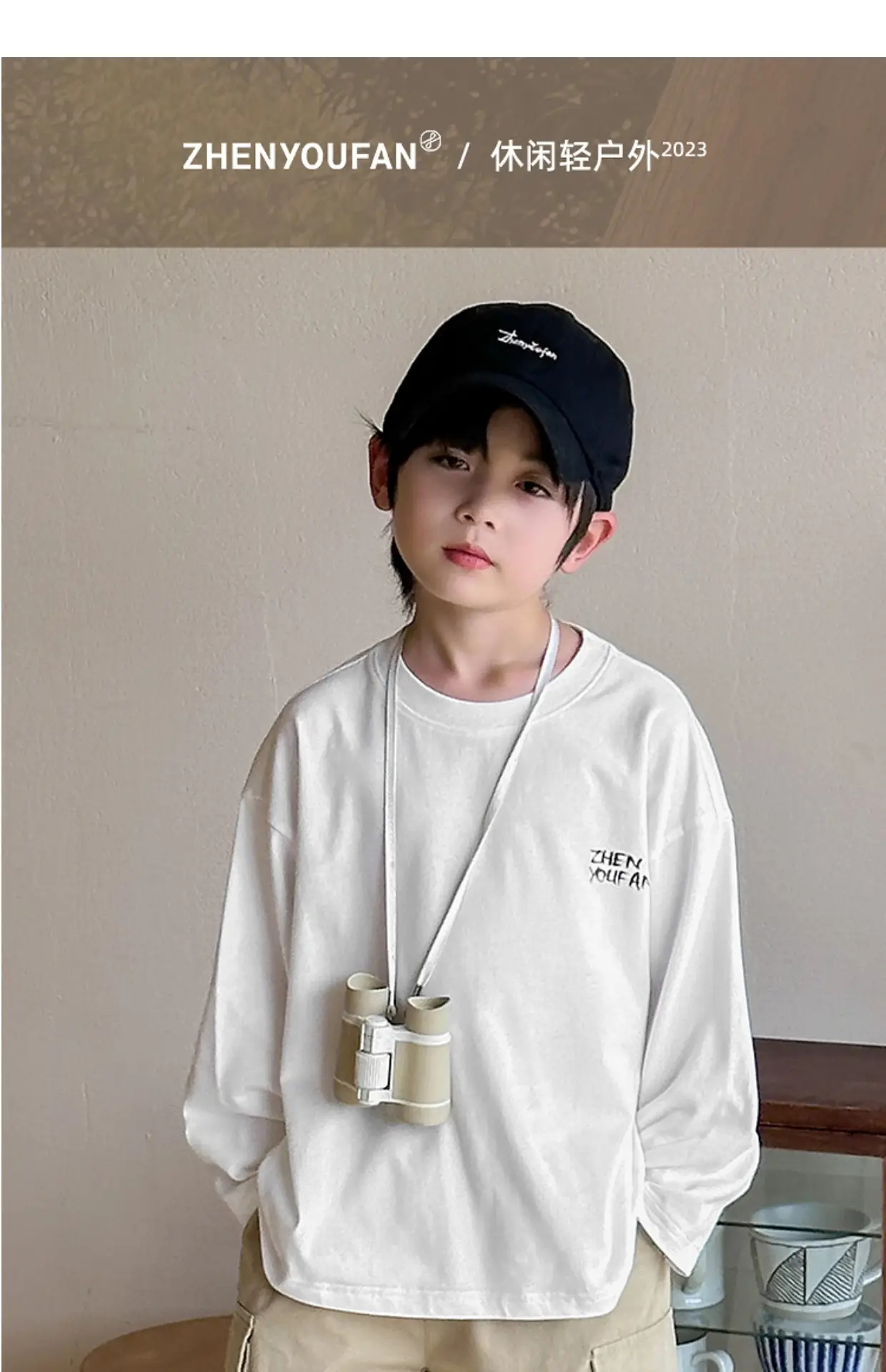 Kids Black Graphic Long Sleeve T-Shirt 2026 — feature 2