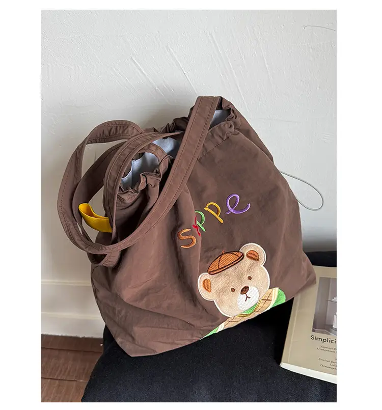 New Cartoon Tea Time Shoulder Bag Women's Nylon Tote — feature 15