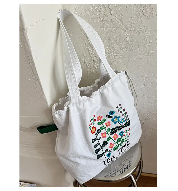 New Cartoon Tea Time Shoulder Bag Women's Nylon Tote — feature 19