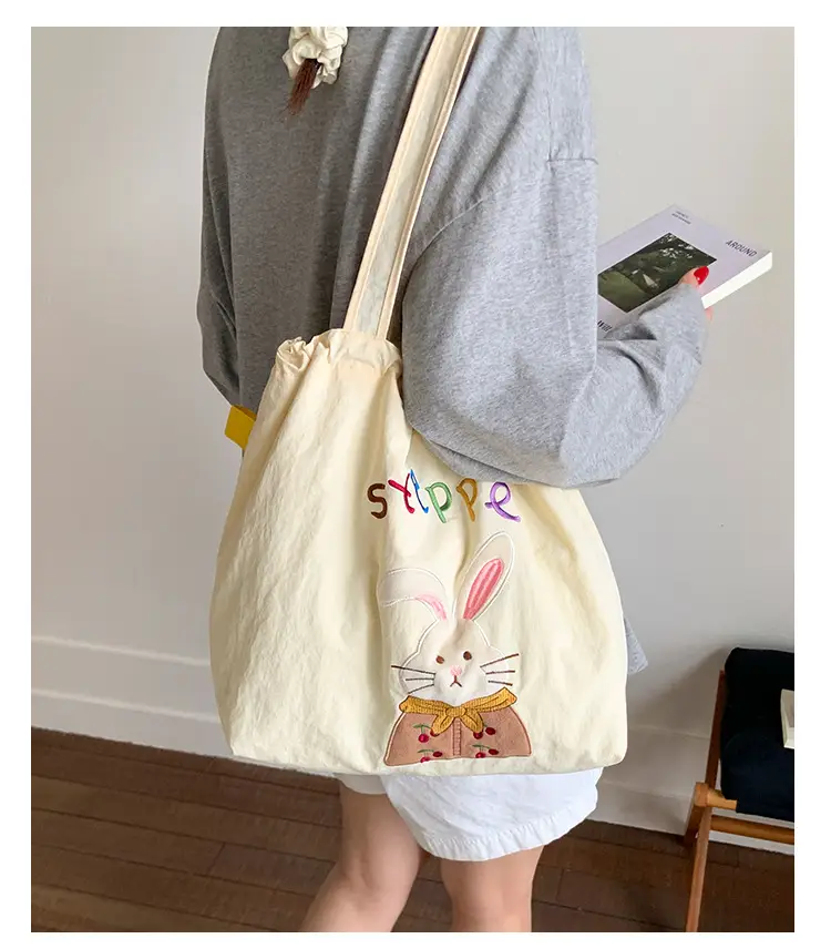 New Cartoon Tea Time Shoulder Bag Women's Nylon Tote — feature 8